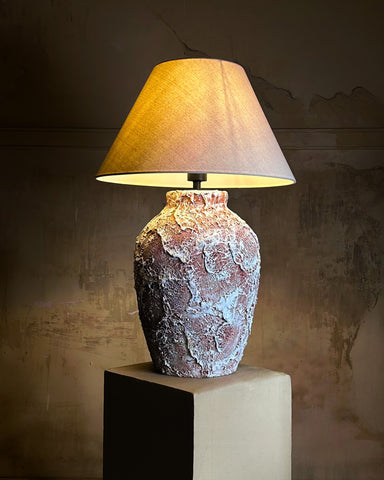 Brown Seafoam Lamp