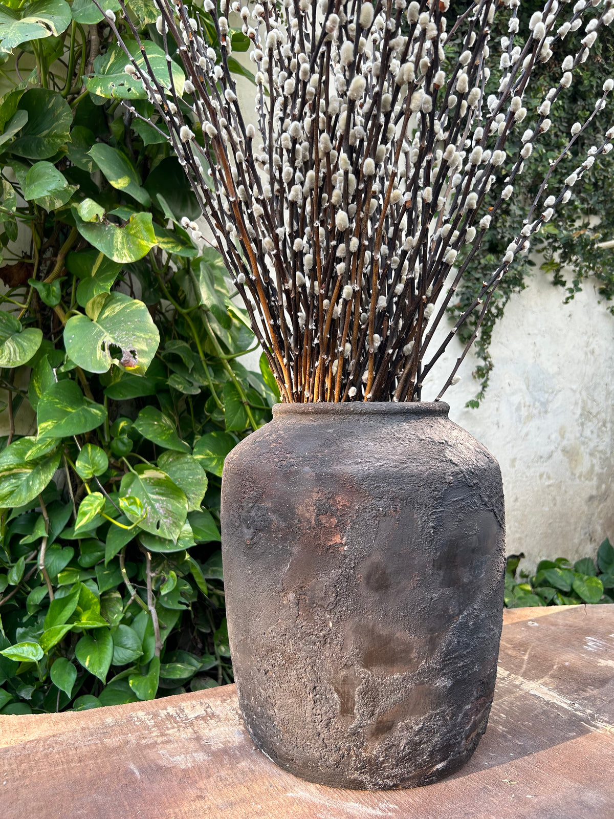 Charcoal Terracotta Pot