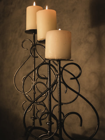 Inversus Metal Candle Stand (Set of 3)