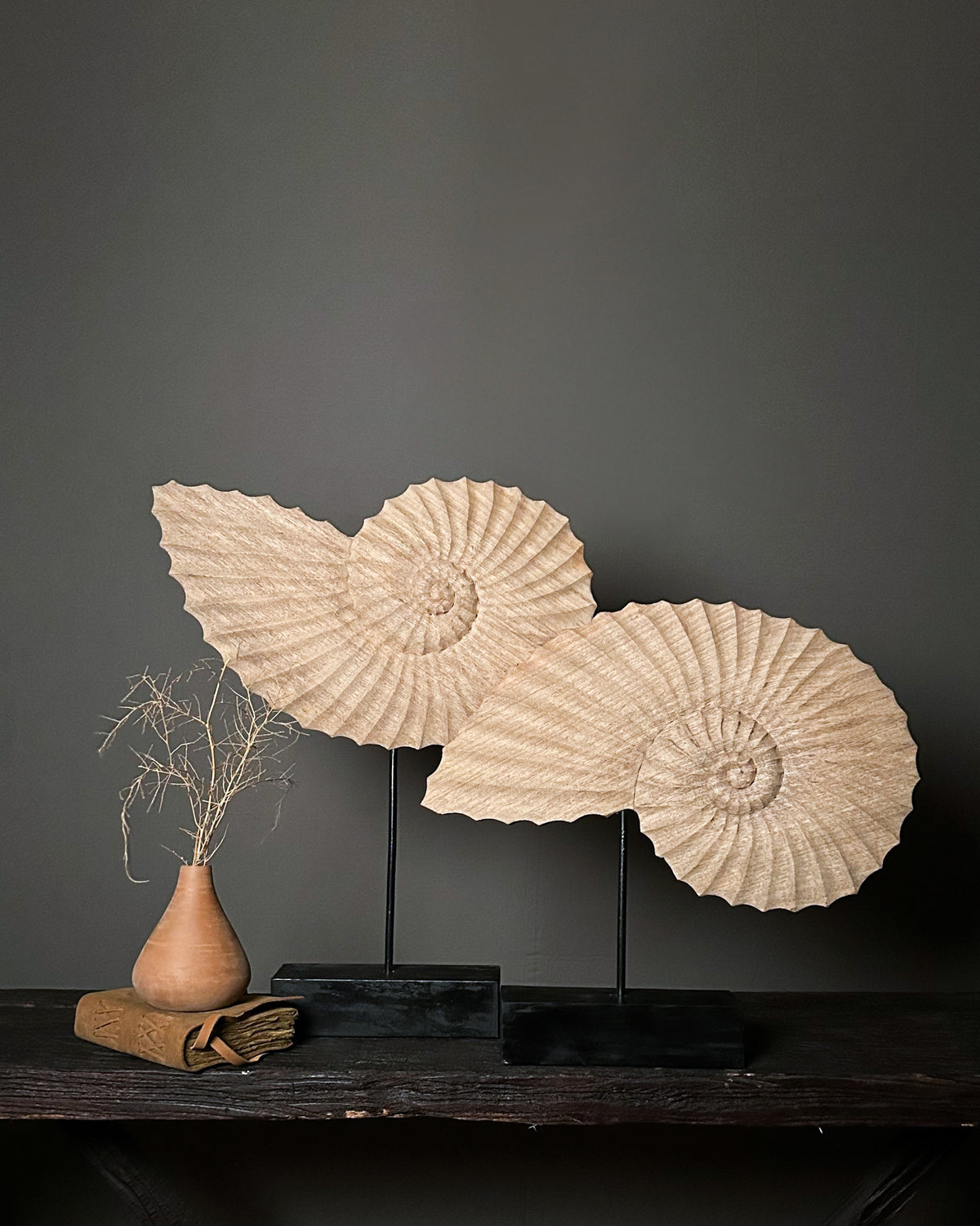 Wooden Shells Natural (set of 2)